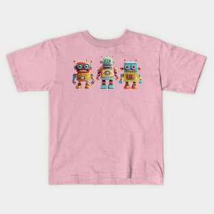 Retro Toy Bots Kids T-Shirt